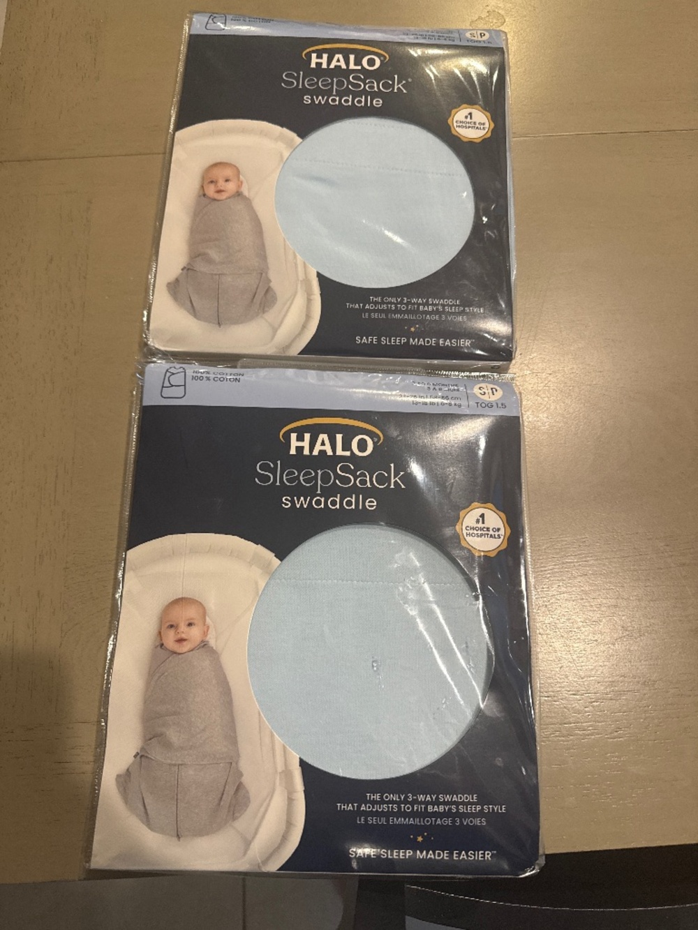 Two NWT Halo SleepSack Swaddles